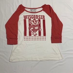UW Madison baseball shirt size large